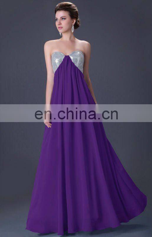Grace Karin Sexy Backless Sequins Evening Dress Long Chiffon Size US 2~16 CL3444-3