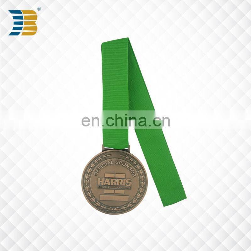 professional custom copper medal for powerlifting game