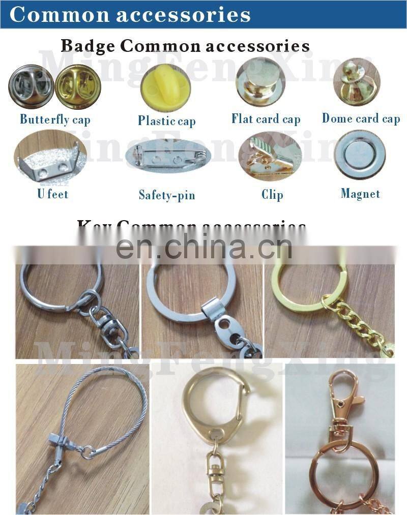 Free sample red plated money clip with spring