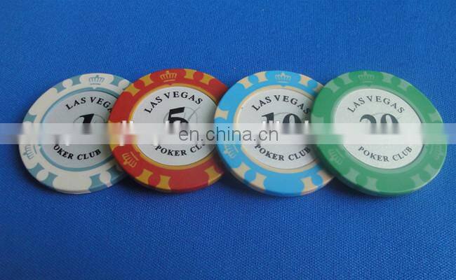 Plastic ABS cheap custom made round rectangular poker chips