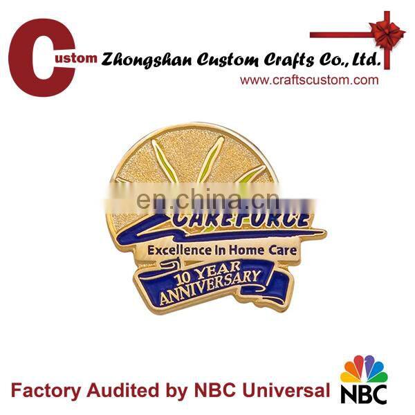 lapel pin making supplies custom metal cross flag lapel pin