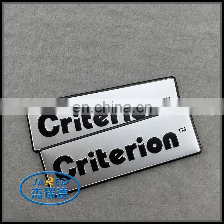 custom furniture label, aluminum name plate
