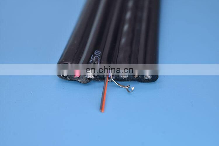 Elevator CCTV cable flat traveling cable with fiber optical for overhead cranes conveyors lift parts