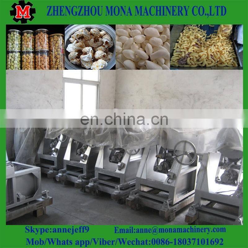 Hot air popcorn machine for corn maize rice wheat/corn popped machine/rice puffed making machine