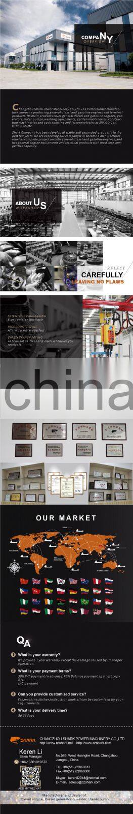 China manufacture 4 inch portable diesel water pump