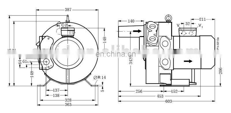 3 phase air vauum air compressor