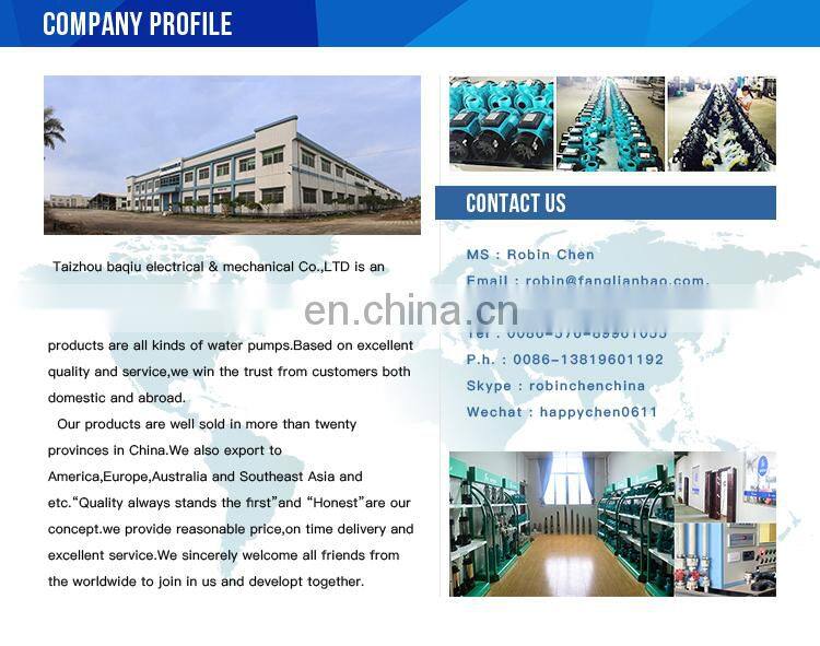 1.1kw three phase agriculture electric submersible water pump