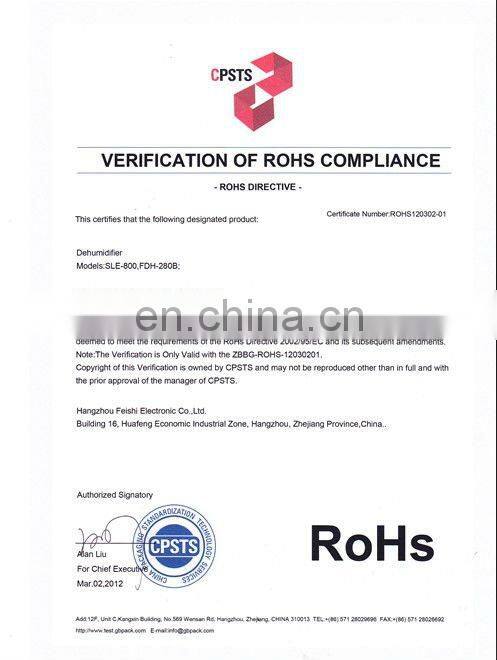 Competitive Price and Energy-saving 158L Industrial Dehumidifier