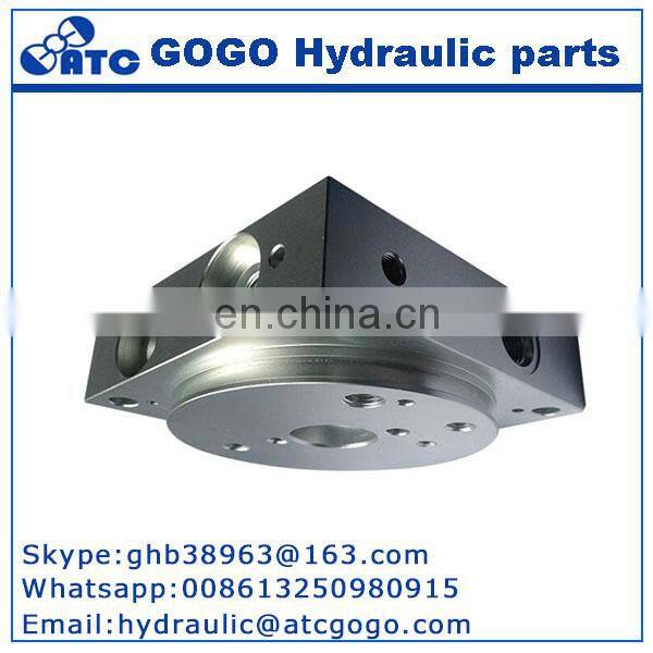 Integrated hydraulic circuit valve block for power unit