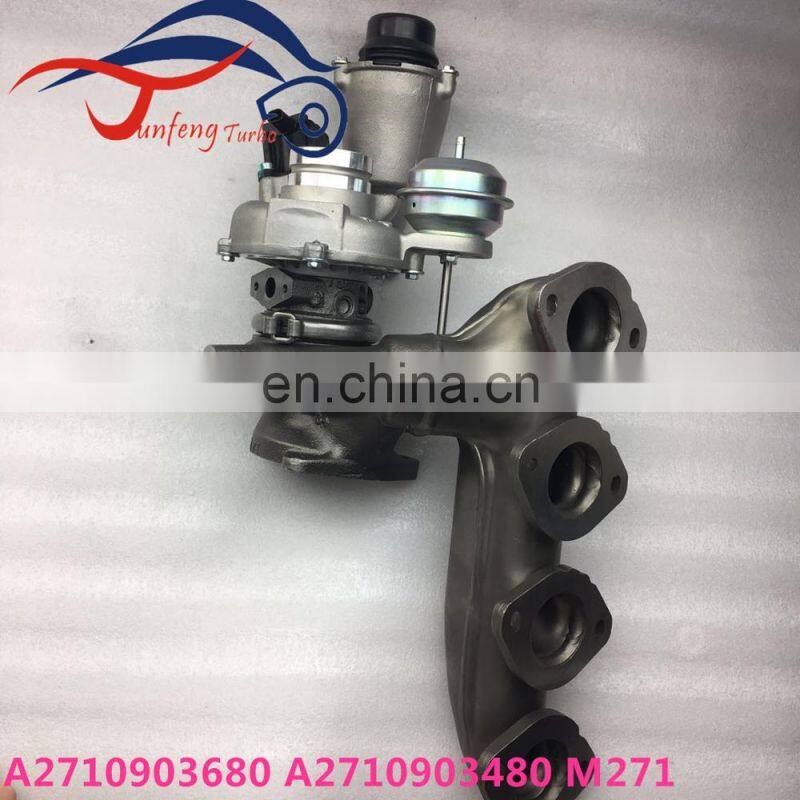 M271DE18AL engine Turbocharger for Mercedes Benz E-Class 250 Blue Efficiency W212 Engine Turbo A2710903480 A2710903680