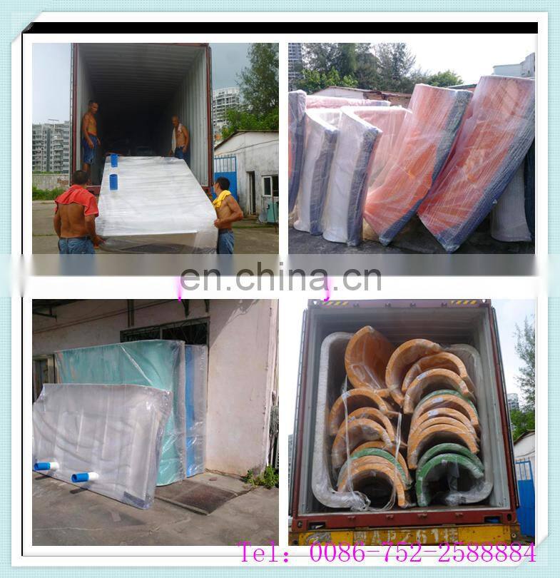 Kids and adults large fiberglass water playground water park Interactive entertainment recreation facility water house