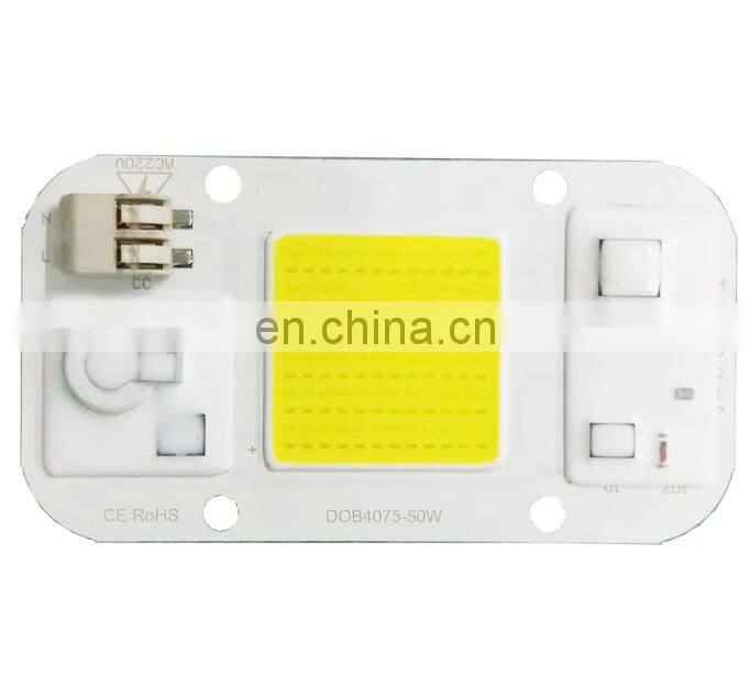 AC 220V Full Spectrum Indoor Plant Growth Lamp COB LED Grow Light Chip 50W