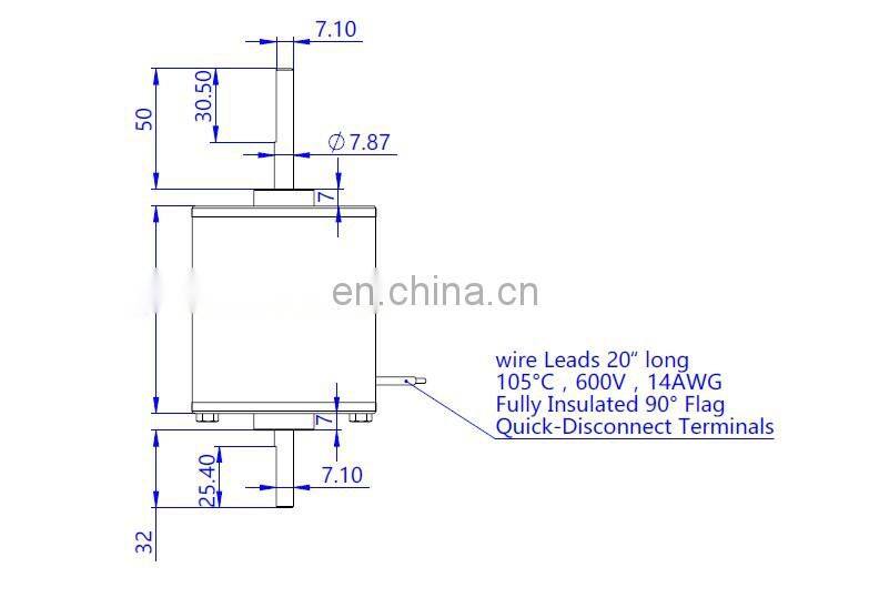 76mm 2'' 12v RV Dc Motors used for recreational vehicle
