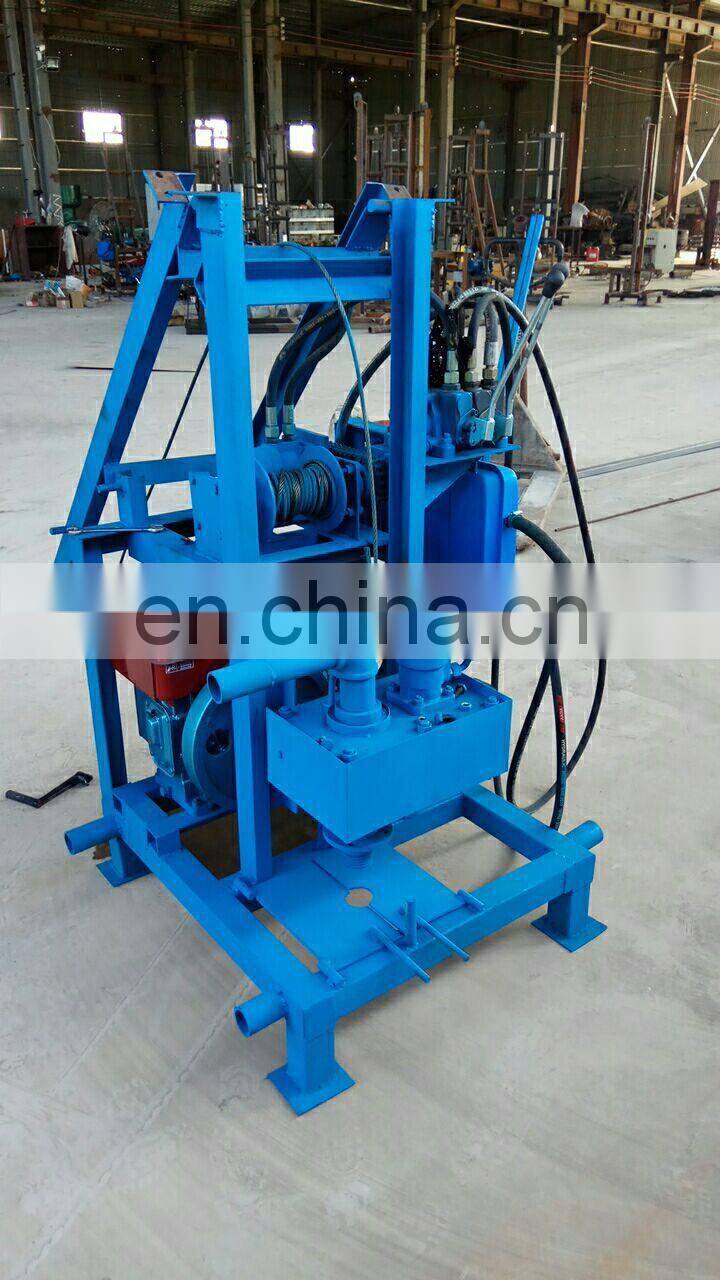 Factory price 100m depth borehole digging machine with diesel engine