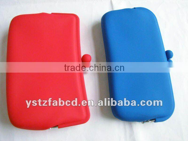 Attractive lady pocket coin purse , fancy mini silicone coin purse