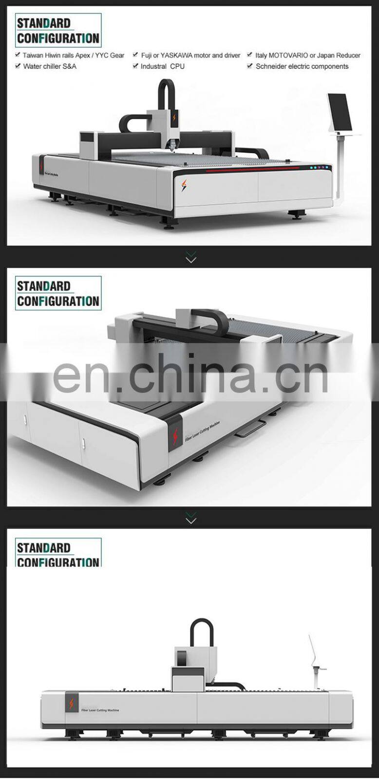 Free training fiber laser cutting machine with CE certification