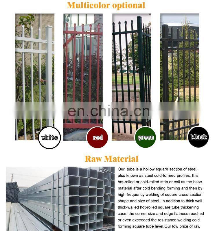 China factory direct supply fence used wrought iron fencing for sale