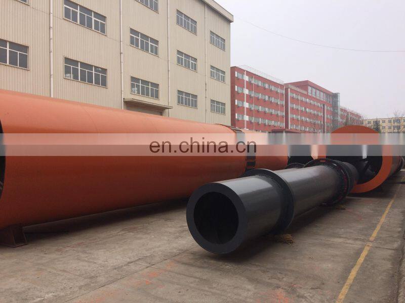 Drum dryer hot air rotary dryer kiln dryer for silica sand minerals wood chips etc.