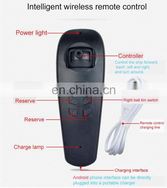 Strong waterproof rc fish bait boat with wireless remote control(RC)500m distance