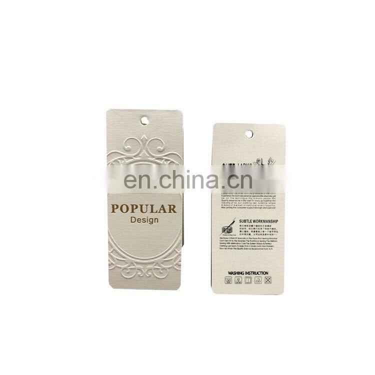 High-grade Clothing Hanging Tag Custom-made Women's Wearing Hanging Tag Design Custom Logo