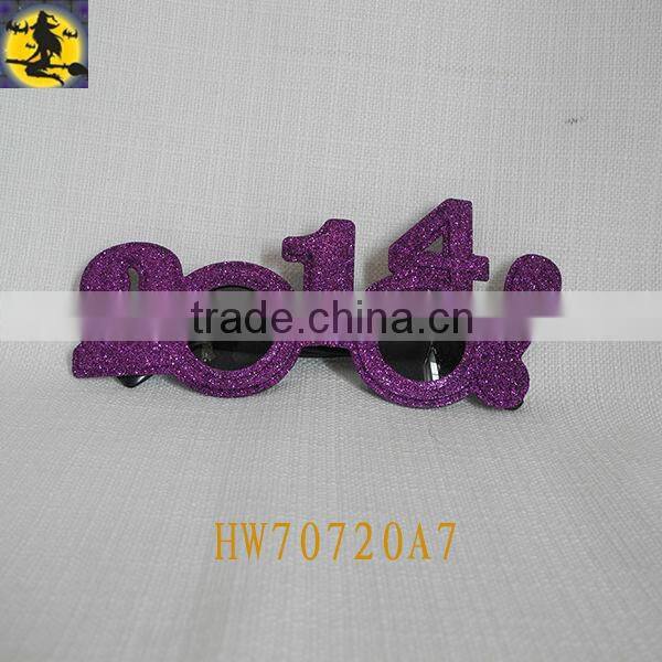 Hot Sale Red Plastic Fashion New Year Sunglasses