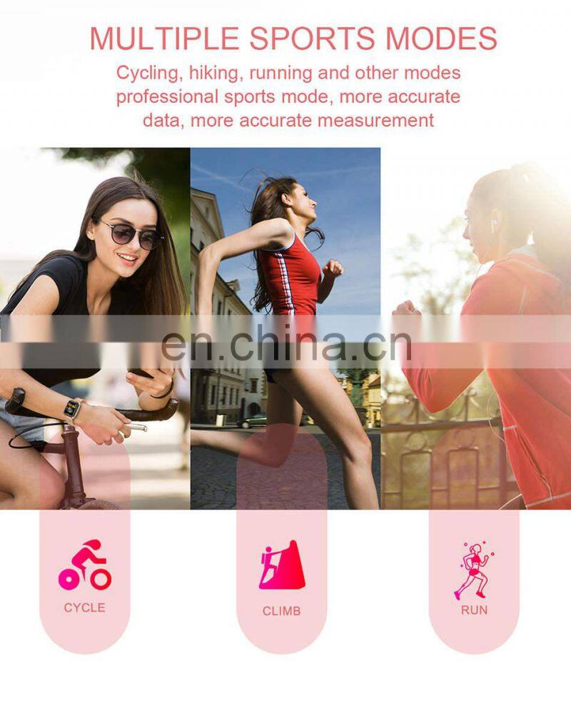 LIGE BW0063 Women Smart Watch Sport Bracelet IP67 Waterproof Heart Rate Monitor Watch Led