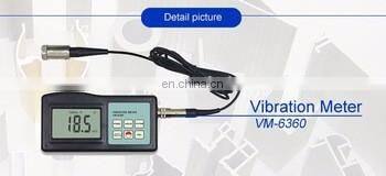 VM-6360 Digital Vibration Meter with wide frequency range vibration measurement