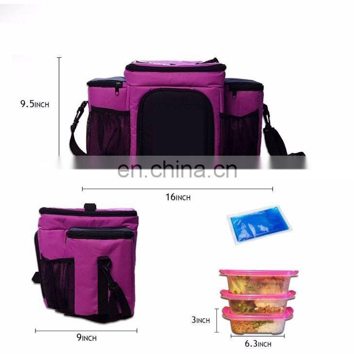 Waterproof Oxford Fabric Aluminum Foil Insulated Thermal Lunch Cooler Bag
