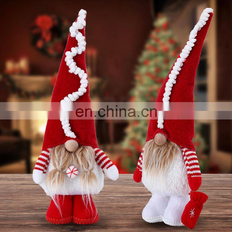 Christmas Faceless Gnome Santa Xmas Tree Hanging Ornament Doll Decoration For Home Pendant Gifts Drop Xmas Ornaments Party