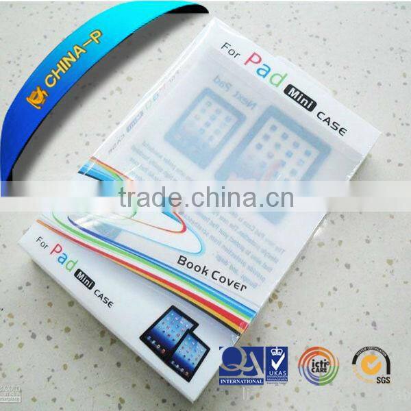 0.35mm clear pvc folding ipad boxes