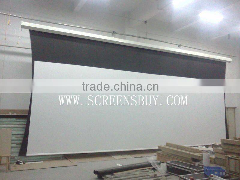 Wedding ceremony motorized screen