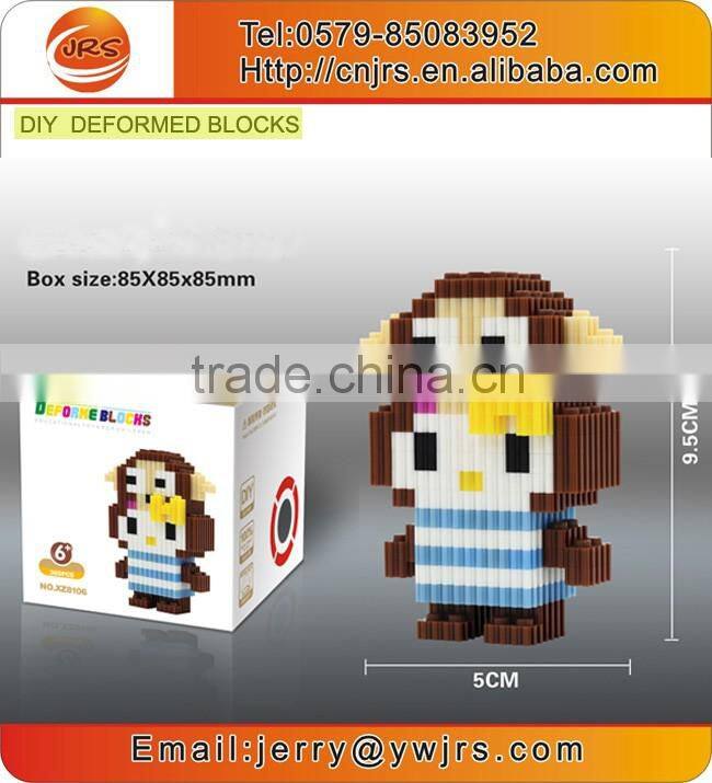 Most popular COGO plastic educational building blocks KT series cartoon models
