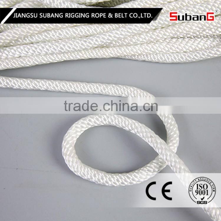 low price and fine supplier manila double braided nylon rope suppliers