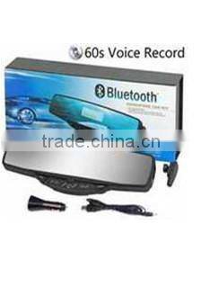 bluetooth rearview mirror with record and play function
