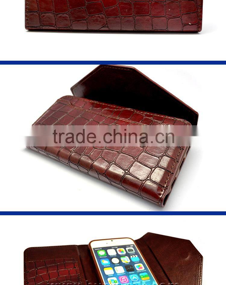 CROCO Pattern For iphone6 4.7 inch PU Leather Case