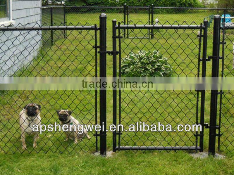 Used pvc coated chain link fence for sale