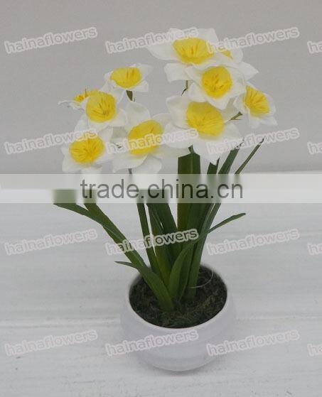 High quality handmade fabric cheap artificial Irish flower spring flower wholesale