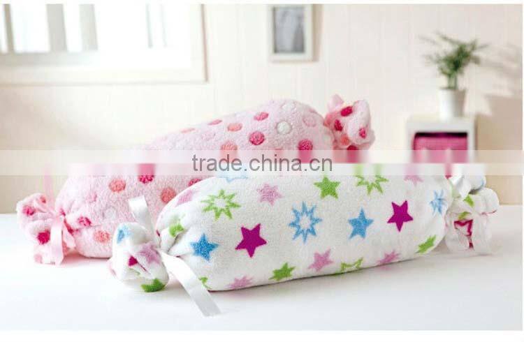 Home decorative pillow shape candy design cheap blankets for kids