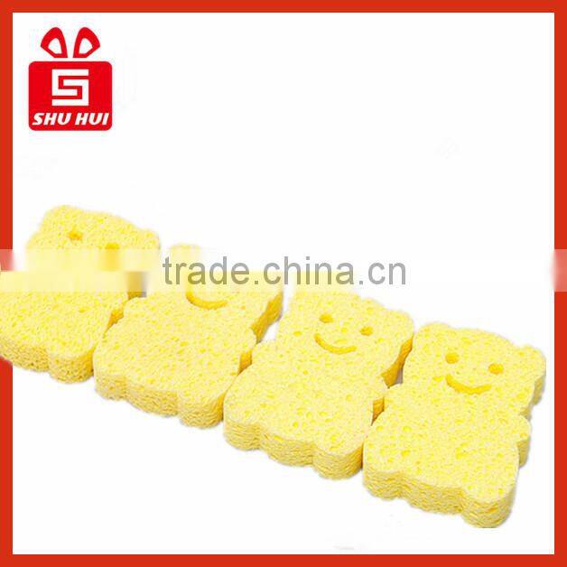 2014 Fashionable bear shape Celloluse Sponge/Cleaing Sponge Manufacturer
