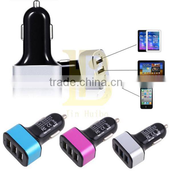 3 In 1 3 USB Car Charger 3 Port USB Car Charger
