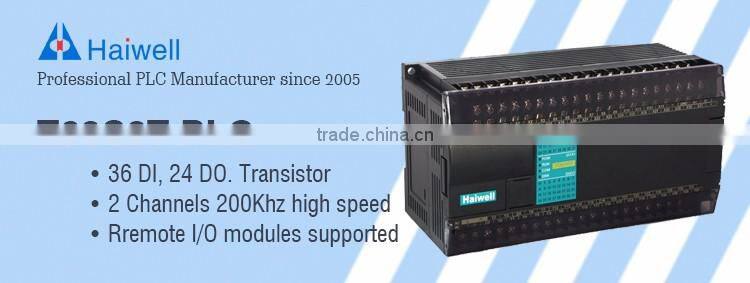 Haiwell T60S0T 60 IO points PLC programmable logic controller with easy programming software