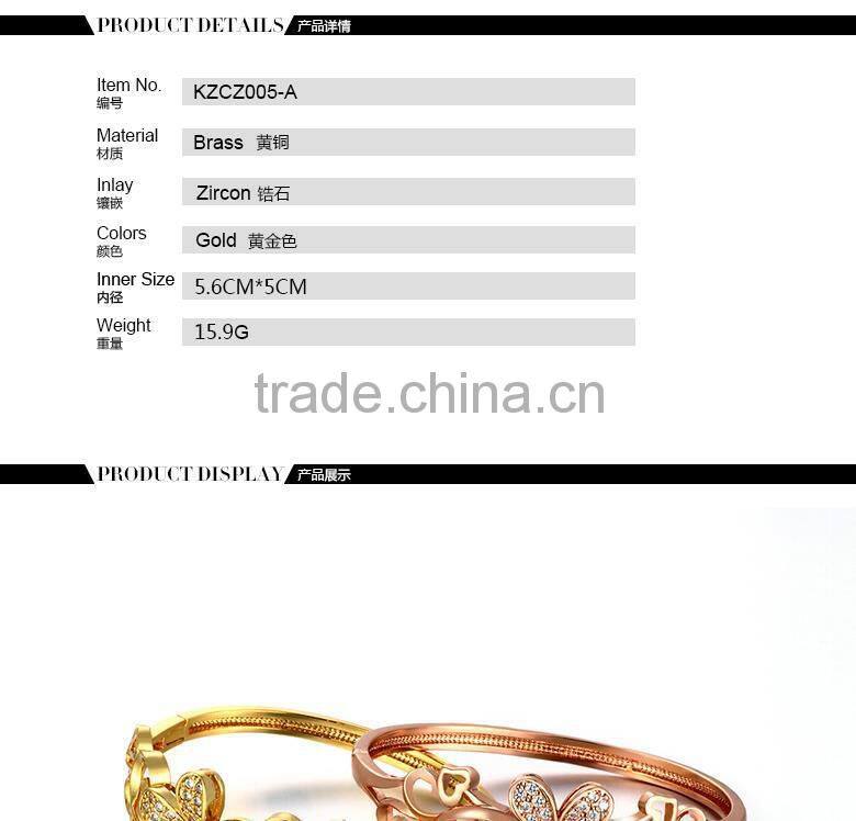 High quality bracelet with crystal for sale KZCZ005