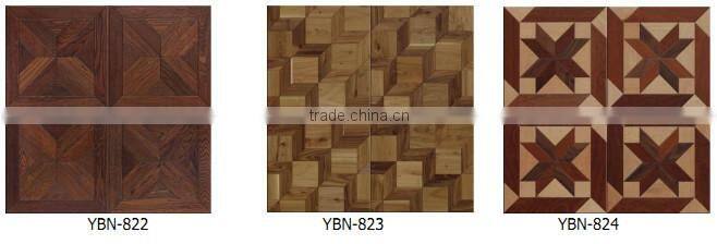 elm wood flooring in art parquet design