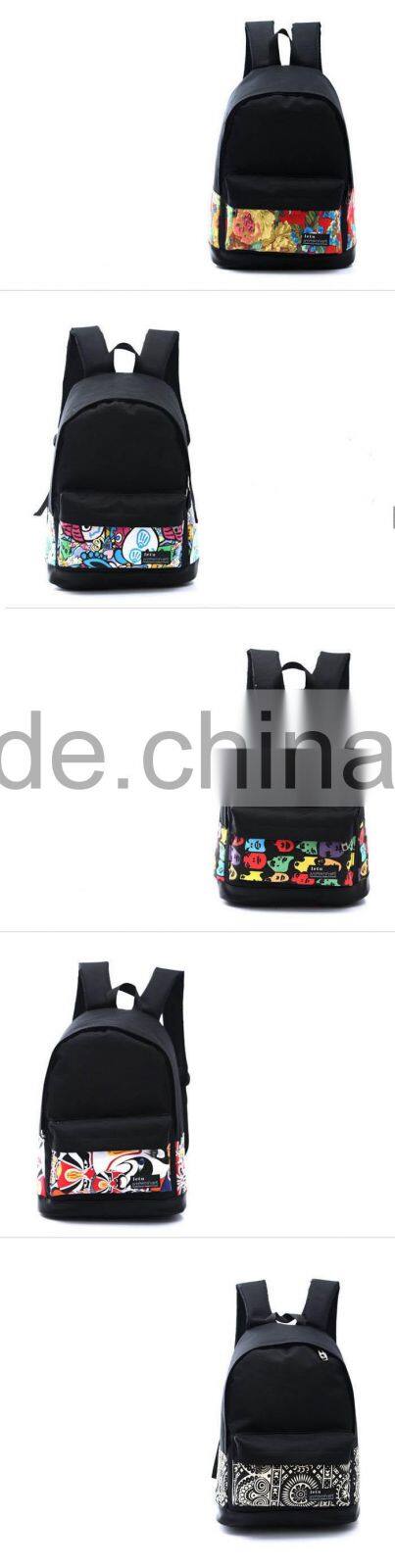 2016 New Chinese style school bags girls&boy canvas backpack men's travel bags women backpacks