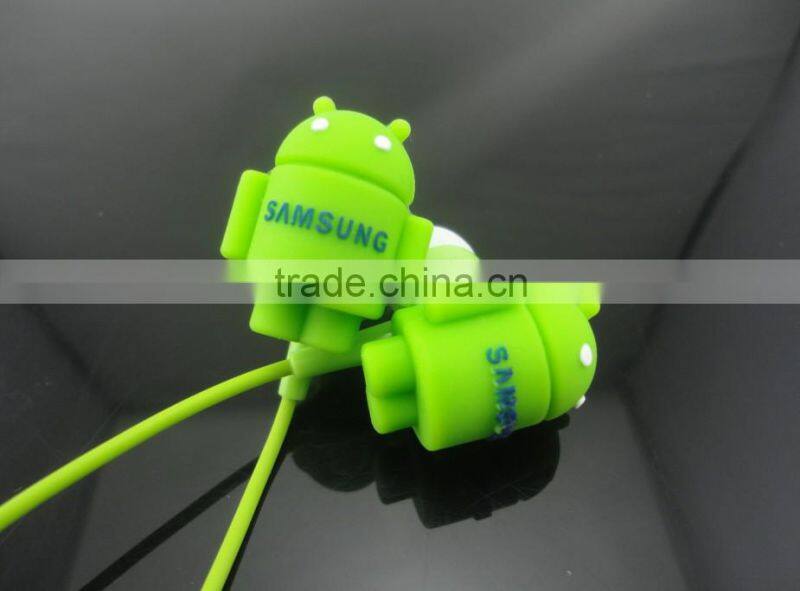 rubber silicon 3D earbud