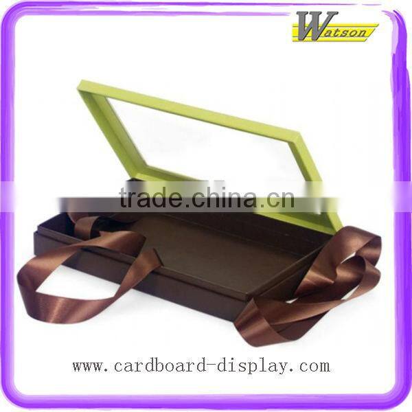 Colorful packaging boxes with pvc window