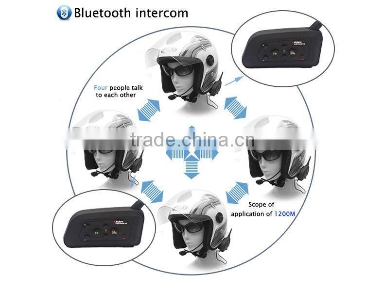 1200m fm bluetooth wireless 4 miners intercom dk118-v4