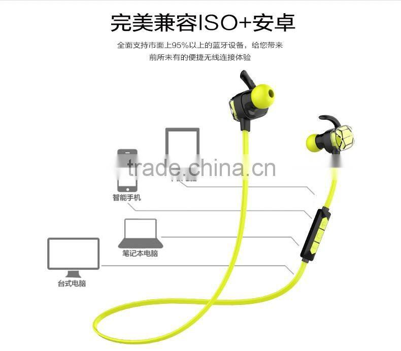 USAMS BG Bluetooth Earphone Shockproof Universal for Android/IOS System Sport Stereo in ear Headphone with Mic MT-5206