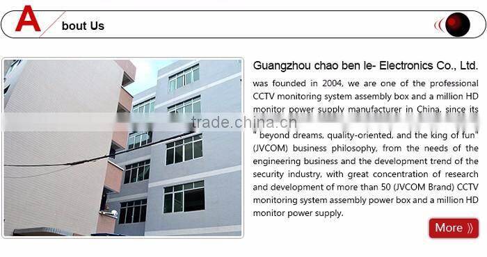 Outdoor flat open box type Million HD CCTV 12V power supply