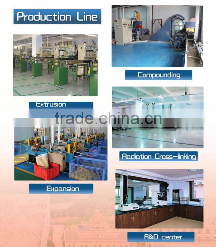 4 Way black polyolefin materail heat shrinkable cable breakout boot for wires